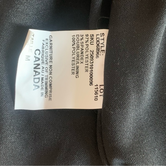 LE CHÂTEAU LONG BLACK DRESS - Picture 6 of 8